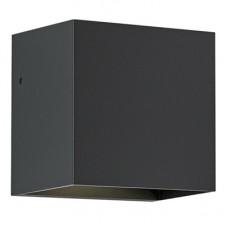 Φωτιστικό Επίτοιχο Απλίκα LED 9W 230V 750lm CCT Αλουμινίου Μαύρο IP65 17-05202-2